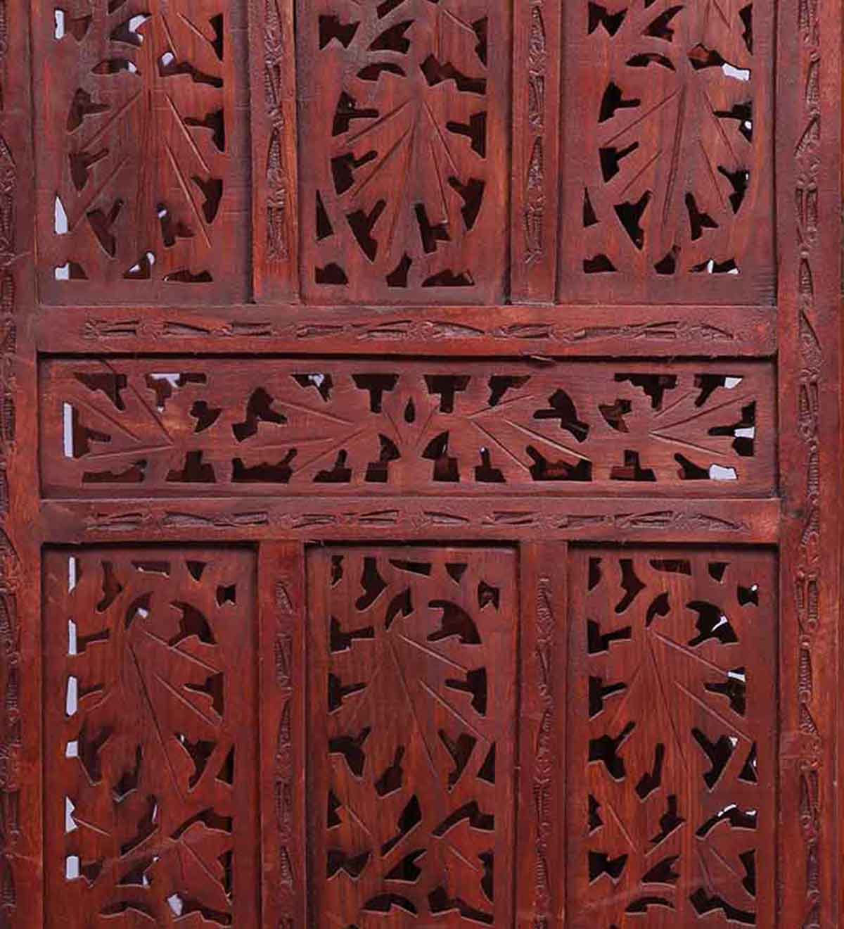 शीशम की लकड़ी से हस्तनिर्मित रूम डिवाइडर दृश्य 4
