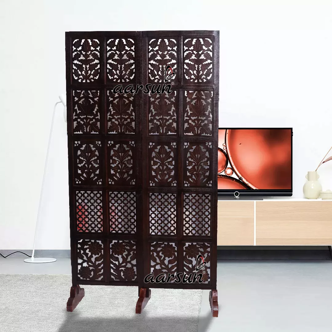 2 Panel Room Separator with Stand