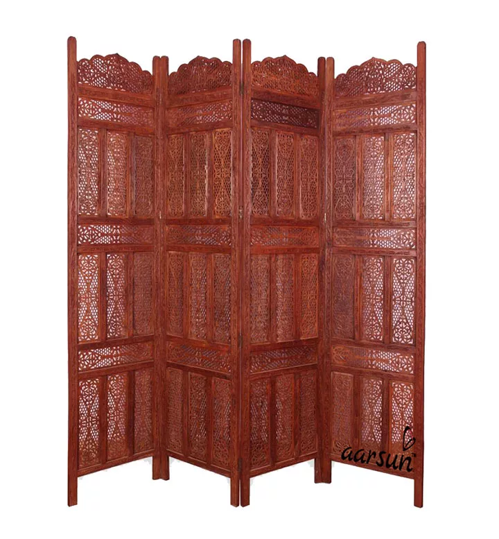 Antique Style Room Divider in Sheesham Wood