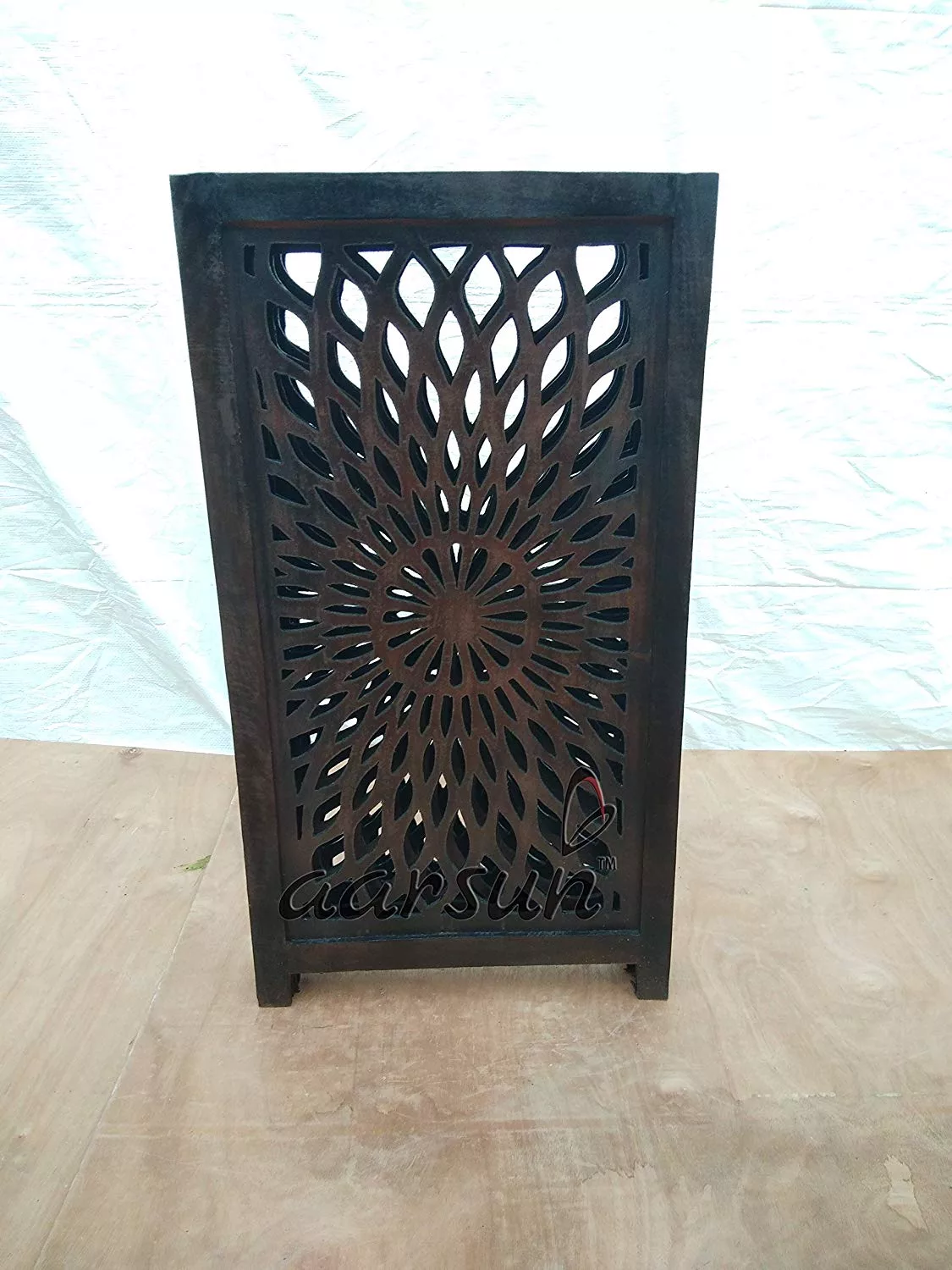 Folding Partition Screen (Brown) view 3