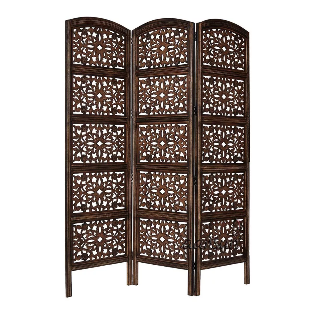 Handcrafted Partition in Mango Wood & MDF