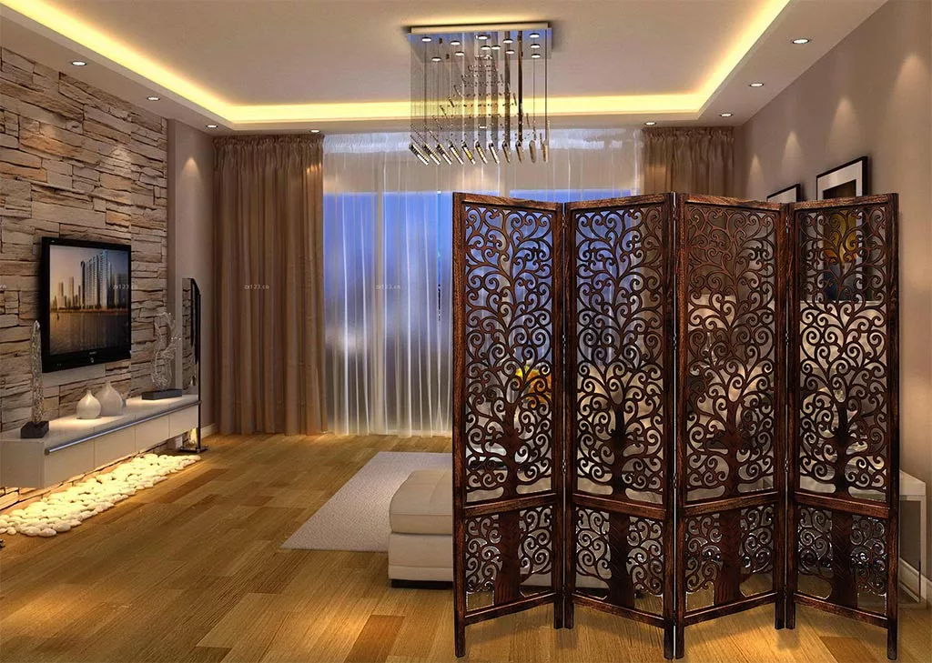 Tree Design Room Divider view 3