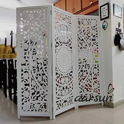 White Wooden Partition / Room Separator
